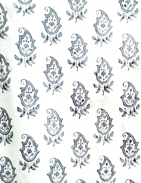 Stole Scarf in Gray Sabina Buttis on white print