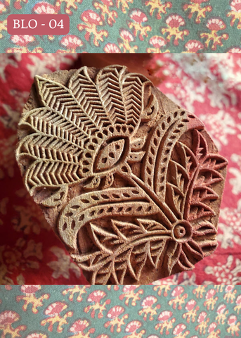 Hand Carved WOOD PRINTING BLOCKS - BLO -O4