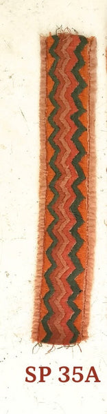 hand embroidered strip 