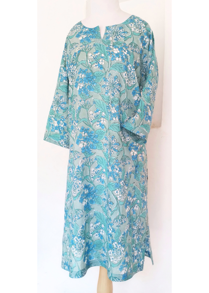 Sarah Kurta Tunic Dress Green Lantana