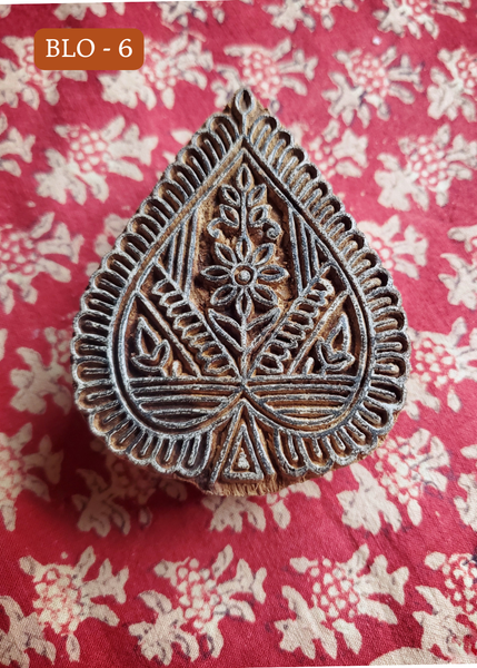 Hand Carved WOOD PRINTING BLOCKS - BLO -O6