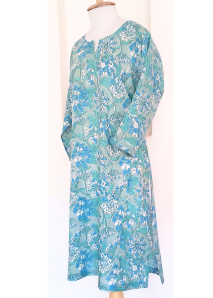 Sarah Kurta Tunic Dress Green Lantana