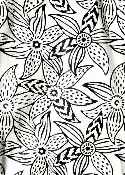 Sale price Gigi Dress in Black and White, MYSORE LILY print