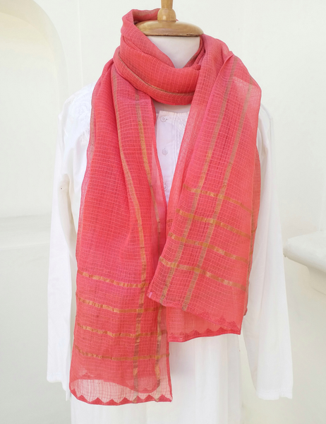 Anokhi vintage hand woven doria stole scarf