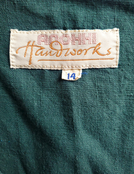 Anokhi handworks vintage gudri stitched hand embroidered vest