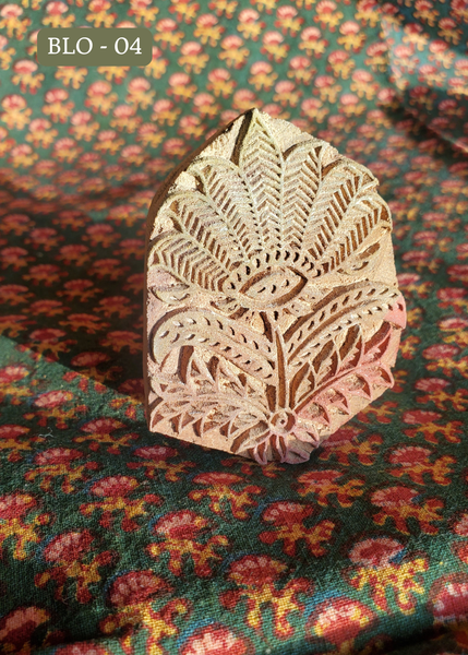 Hand Carved WOOD PRINTING BLOCKS - BLO -O4