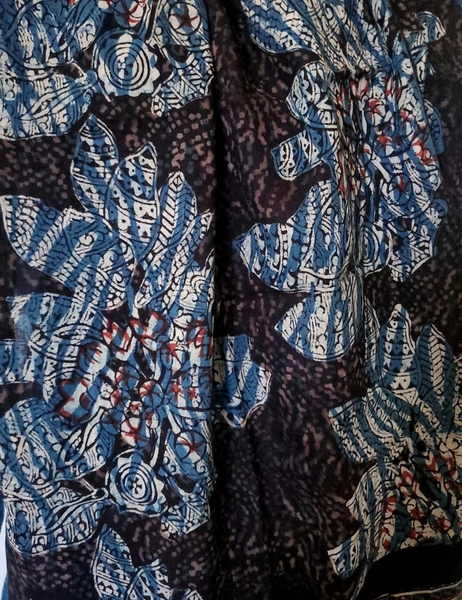 Anokhi Sarah Clothes vintage indigo scarf
