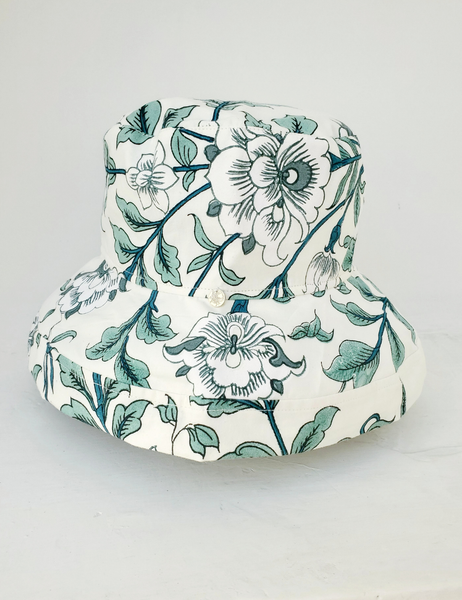cotton women's hat floral print