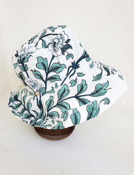 BRIGITTE SINGH BLOCKPRINT COTTON HAT - BRI - 10