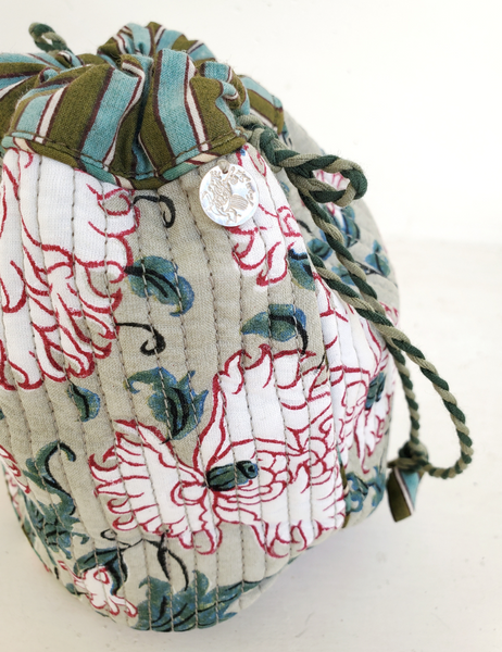BRIGITTE SINGH DRAWSTRING TOILETTE POUCH BAG BRI-15