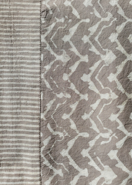 Stole Scarf in Kashish Mineral Gray Verona print