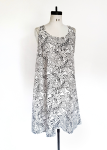 Sale price Gigi Dress in Black and White, MYSORE LILY print