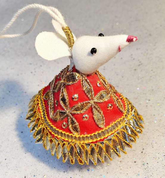 Jaipur Princess Mouse Tassel - MM04-RED