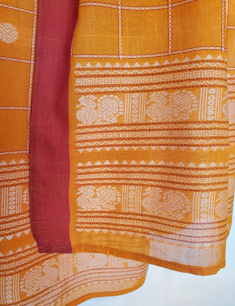 HANDWOVEN COTTON STOLE SCARF - IK 13
