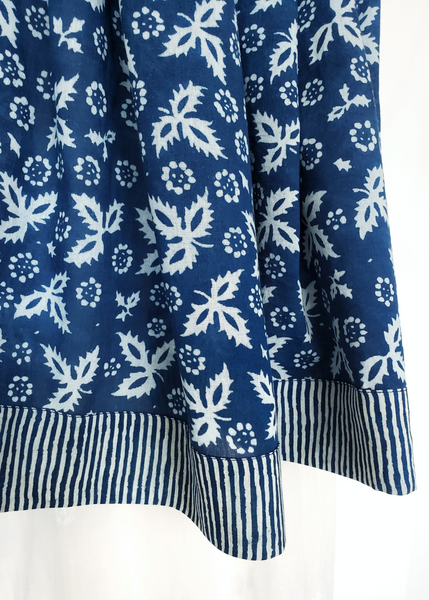 Stole Scarf in INDIGO Blue Christina print