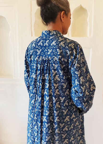 ROBERTA TUNIC Indigo Blue