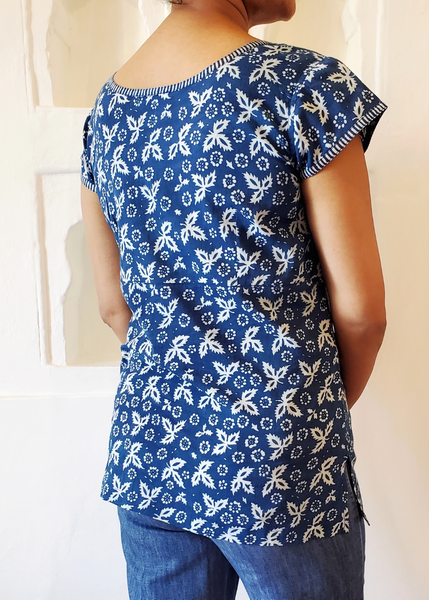 Pasadena Fitted Top Indigo