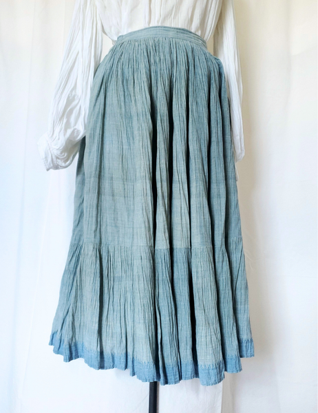 Sarah pleated khadi skirtSC29