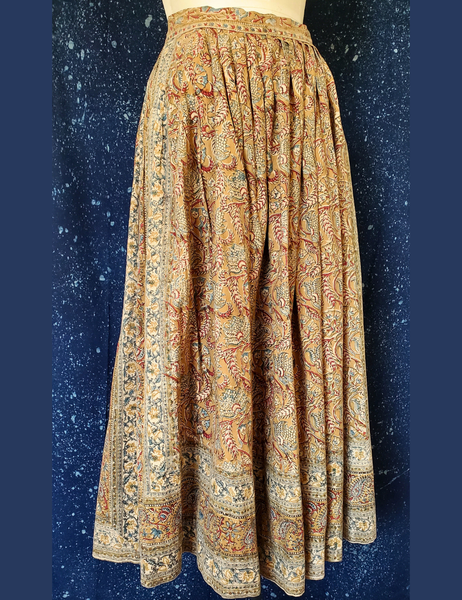 Sarah Vintage kalamkari blockprint skirt