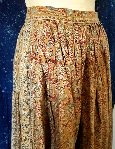 Sarah Vintage kalamkari blockprint skirt