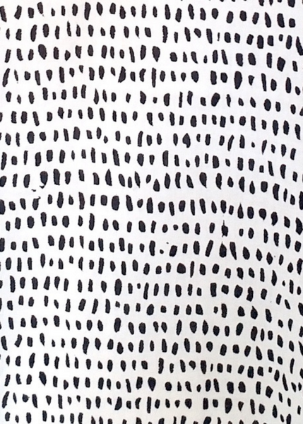 Sale price Gigi Dress in Black and White, Seed  print