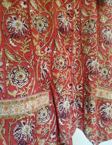 Sarah Vintage Kalamkari block printed Vest