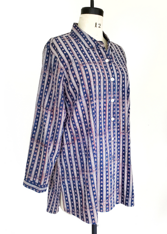 Elena Shirt Heritage Blockprint Stripes