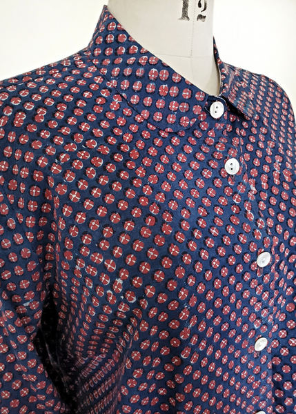 Elena Shirt Heritage Blockprint Dots