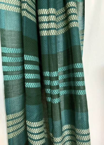 SOFT WOOL STOLE striped stole scarf - AHU - 21