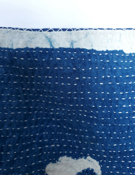 Indigo GUDRI stitched cushion cover RC - 04