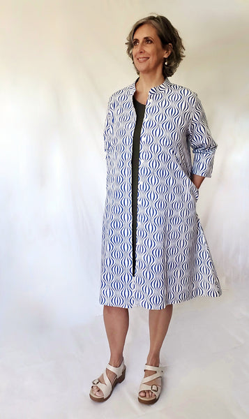 cotton duster coat dress