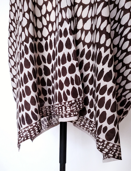 Sale price Playa Kimono in Ecru-Espresso Butti Print