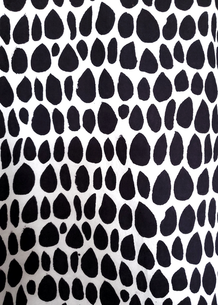 Sale price Nadine Dress in Black and White Butti print