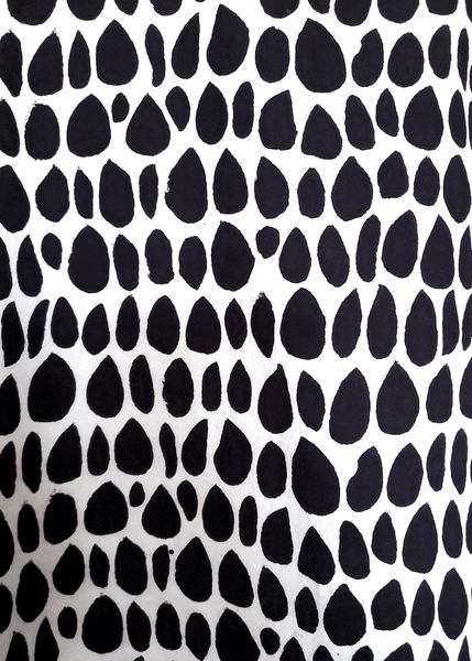 Sale price Gigi Dress in Black and White, Butti print