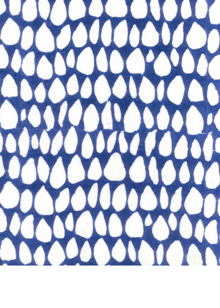 Sale price Gigi Dress in Mysore Blue and White Butti print