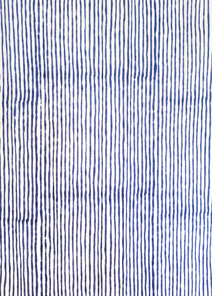 ELENA SHIRT in Blue and White Mysore Pinstripe print