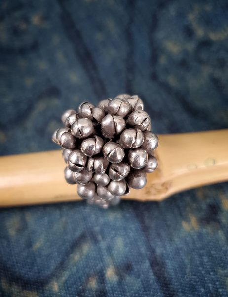 VINTAGE SILVER RING Berry ball SP-03